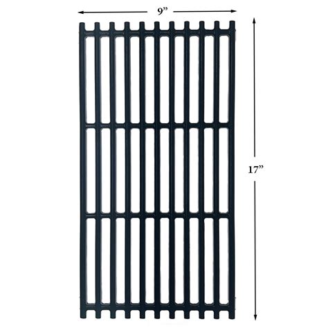 Char-Broil, 9" x 17", Porcelain-Coated Cast Iron Cooking Grate, T160: