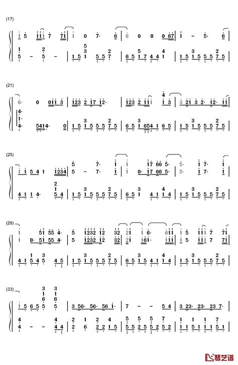 Always钢琴简谱-数字双手-尹美莱 윤미래-简谱网