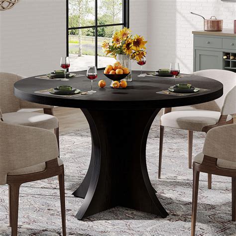 Tribesigns Round Dining Table For 4 6 47 24 Inch | Desertcart INDIA