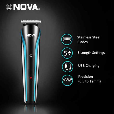 NOVA NG 1145: 60 Minutes Runtime Multi Grooming Kit for Men – Million ...