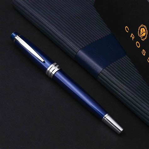 Cross Bailey Blue Roller Ball Pen | Buy Online | Cross – Makoba