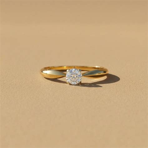 Elysian Spark 9KT Gold Laboratory Grown Diamond Ring – PALMONAS