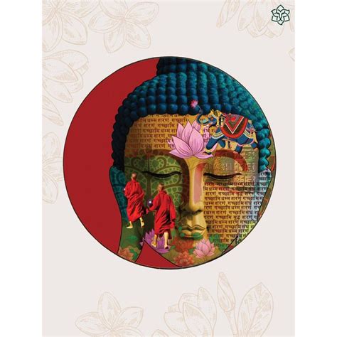Buy Maatir Buddha Wall Decor Plate Online