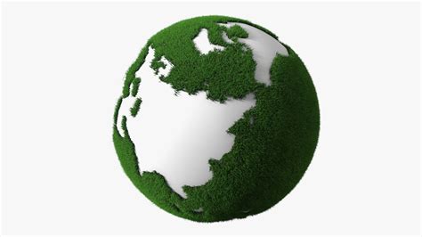 Stylized Earth with Grass Texture Fur 3D | 3D Molier International