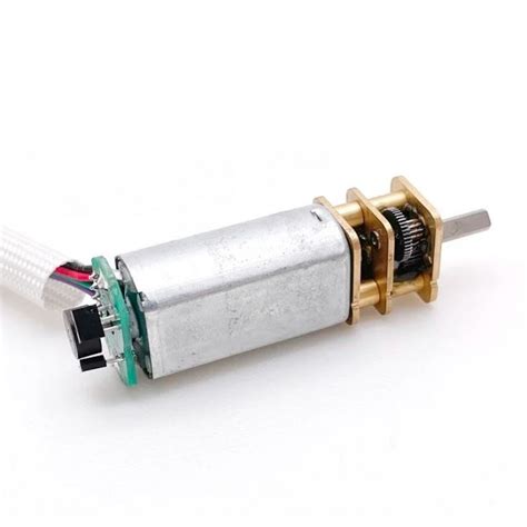 N12 5V 240RPM Metal Gear Motor With Encoder buy online at Best Price ...