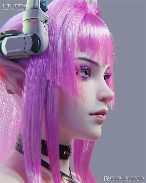 ArtStation - Lilith - Mecha Succubus Human Form Project Files | Resources