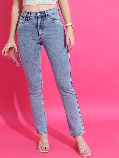 Tokyo Talkies Women Straight Fit Clean Look Stretchable Jeans - Price ...