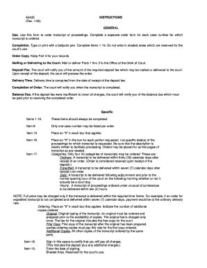 A0435 (Rev. 1/90) INSTRUCTIONS GENERAL Use. Use This Form To ... - Ilnd ...