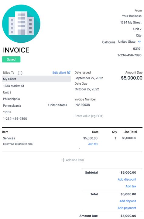 Invoice Making 的图像结果