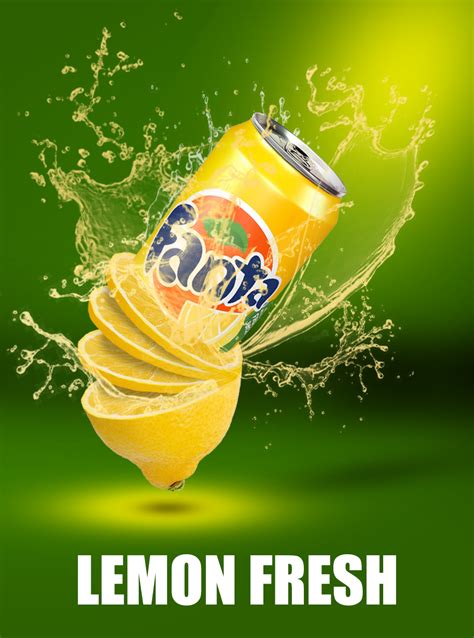 PS橙汁饮品广告创意海报合成-羽兔网