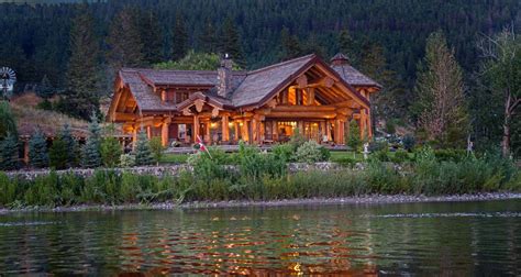 Log Cabin By The Lake
