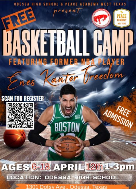 BASKETBALL CAMP, Odessa High School Performing Arts Center, 12 April ...