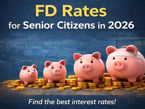 Highest FD rates for Senior citizens: Compare best interest rates from ...