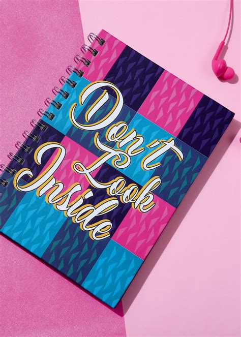 Get "Don't Look Inside" Spiral Bound Notebook at ₹ 399 | LBB Shop