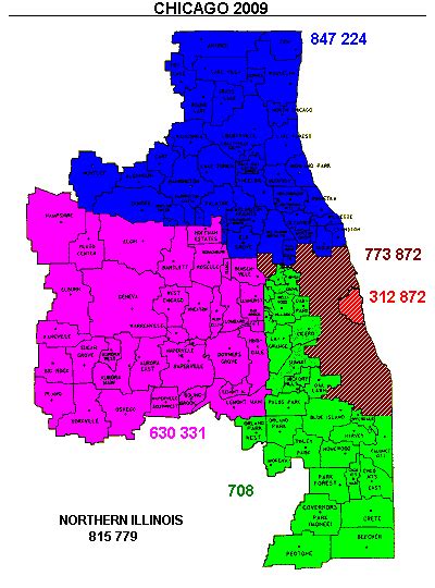 872 Area Code Map Where Is 872 Area Code In Illinois | Images and ...
