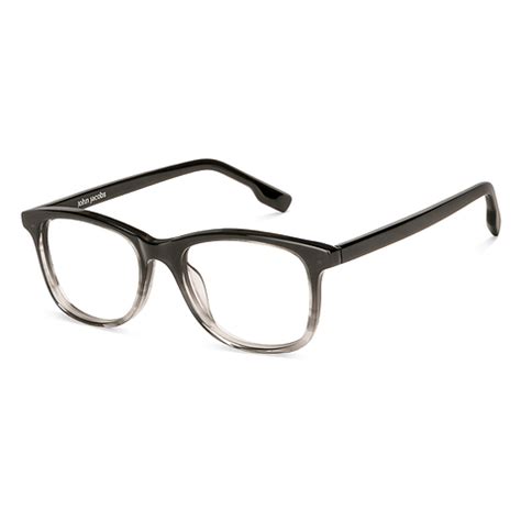 Black Transparent Grey Black Full Rim Wayfarer John Jacobs Rich Acetate ...