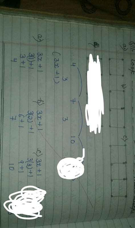 Look at the following matchstick pattern of square's. Obverse the ...