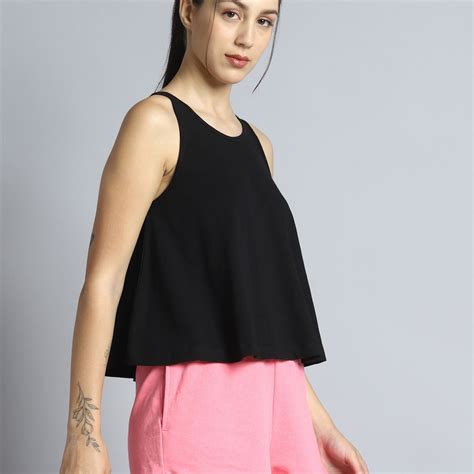 Buy Women's Black Dance Flow Tank Online in India | Cult Store