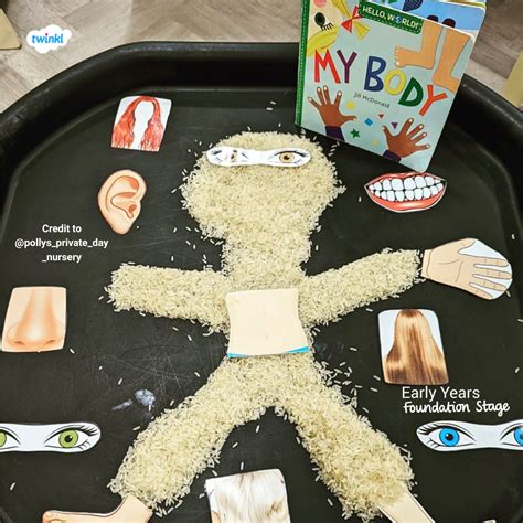 All About Me My Body Activities for EYFS | Tuff Tray in 2025 | All ...