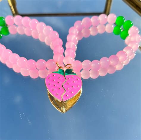 Trendy Magnetic Strawberry Best Friends/ Siblings/ Couple Bracelet ...