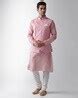 Buy Pink Ethnic Suit Sets for Men by KISAH Online | Ajio.com