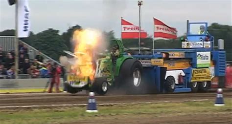 Image result for Pulling Tractor Engine Explosion