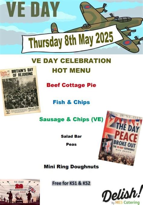 VE Day Celebration Menu, Union Road, RM7 0HG Romford, United Kingdom, 8 ...