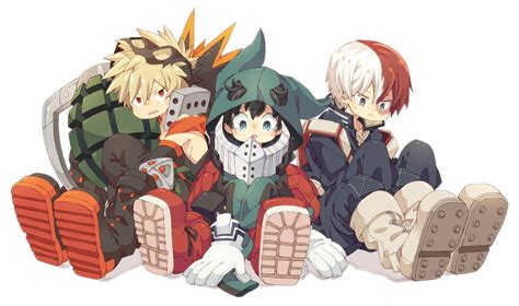 [100+] Deku X Todoroki X Bakugou Wallpapers | Wallpapers.com