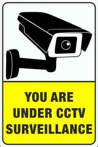 CCTV Sign 3D Poster - Maps posters in India - Buy art, film, design ...