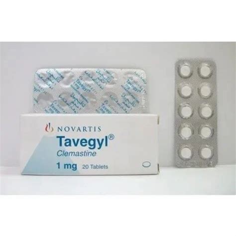 Anti Allergic Medication - Clemastine 1mg TAVEGYL 1 MG TABLET Trader ...