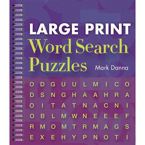 Large Print Word Search Puzzles - Worksheets Library