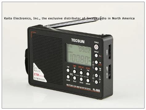 Tecsun PL-505 Digital PLL Portable AM/FM Shortwave Radio with DSP ...