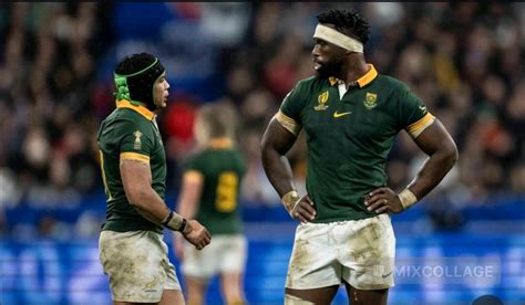 Siya Kolisi Pokes Fun at Cheslin Kolbe's Height as He Celebrates His ...
