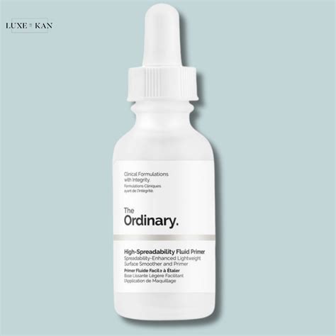 The Ordinary High-Spreadability Fluid Primer – Luxe by Kan
