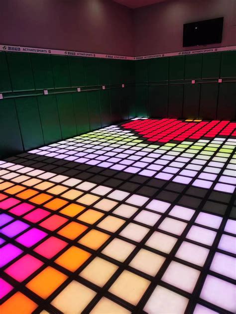 Sensitive Game Dance Floor Tile LED Interactive Floor for Playing - LED ...