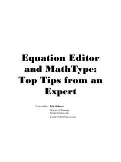 Image result for Mathtype Vs Equation Editor