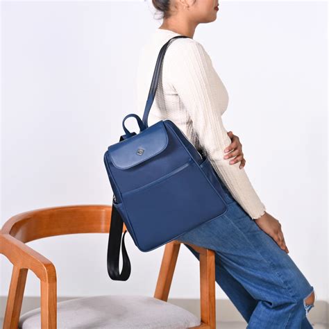 Kaizen Small Travel Backpack Navy Blue Online - Premium Backpack | Nestasia