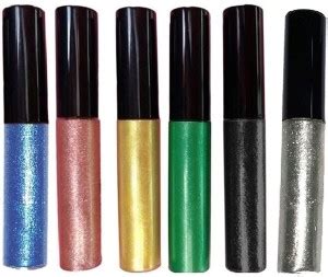 Bigwig Glitter Eye Liner (Pack of 6) 5ml x 6 30 ml - Price in India ...