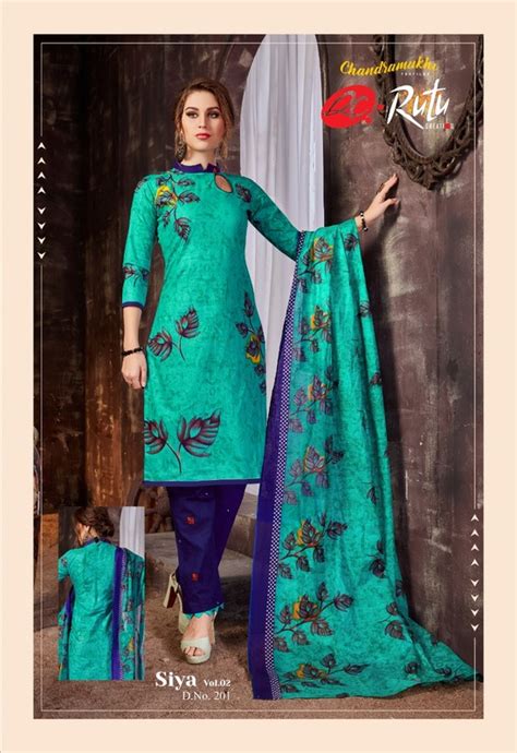 RUTU SIYA VOL 2 Pure Cotton Wholesale Salwar Suits Supplier