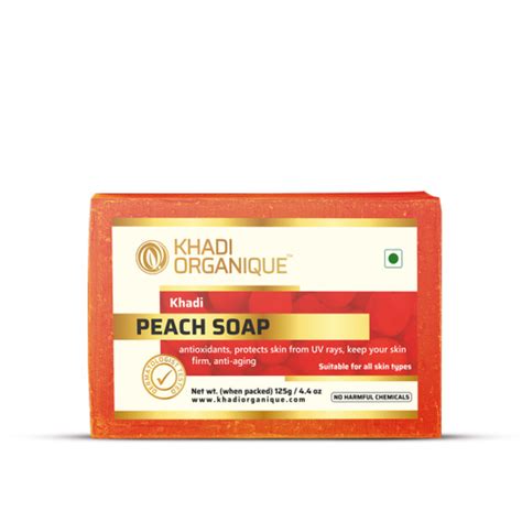 KHADI PEACH SOAP in SOAP by KHADI ORGANIQUE, | Maatram Organic Shop in ...