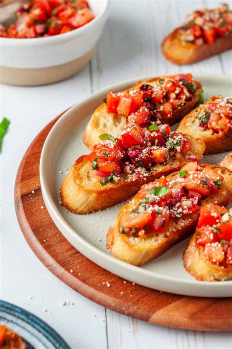 Italian Appetizers Bruschetta Recipe Classic Bruschetta Recipe With