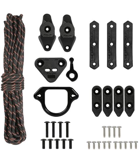 Atader Kayak Anchor Trolley Kit, Heavy Duty Anchor Trolley System for ...