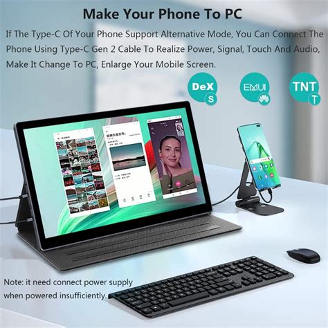 magedok oled portable monitor 2k 13.3 inch touch India | Ubuy