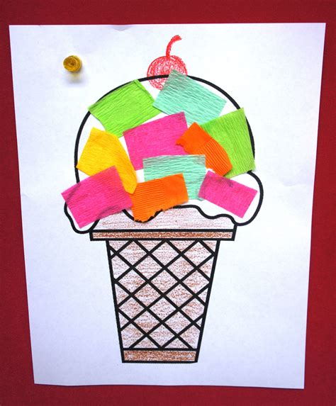 Ice Cream Summer Crafts For Kids