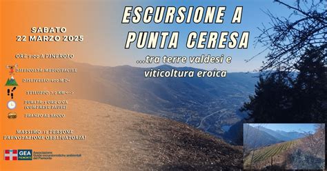 ESCURSIONE ALLA PUNTA CERESA, Comune di Pomaretto, Pinerolo, 22 March ...