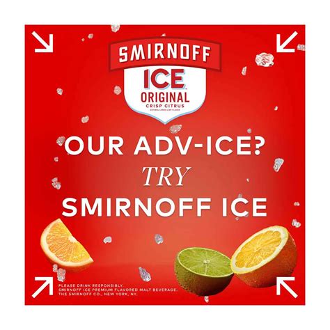 Buy Smirnoff Ice Original, Single Serve Glass Bottle, 24 fl oz, 4.5% ...