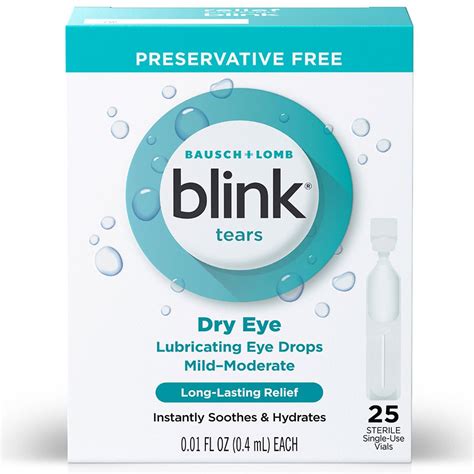 Blink Lubricating Eye Drops | Walgreens