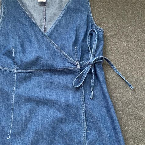 Ana Taylor Loft wrap denim dress, Women's Fashion, Dresses & Sets ...