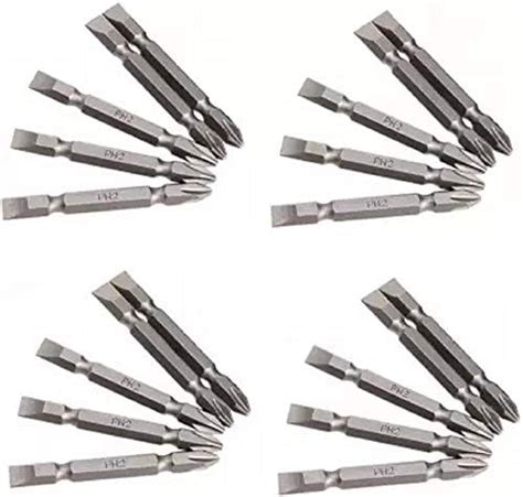 Inditrust NEW Heavy duty Magnetic Screw driver bit set 10pc ++ PH 2 Bit ...