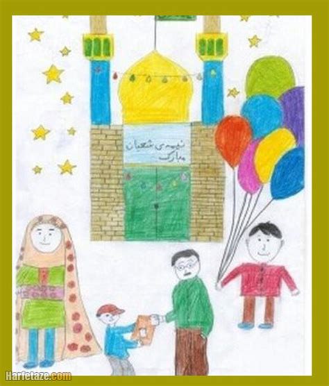 انواع کاربرگ و نقاشی نیمه شعبان و ولادت امام زمان برای رنگ آمیزی با ...